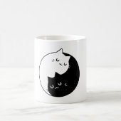 niedliches Design der Liebe Yan und Yang Kaffeetasse (Mittel)