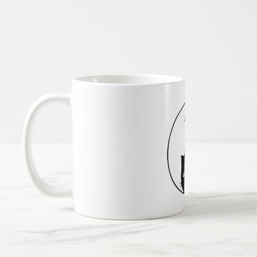 niedliches Design der Liebe Yan und Yang Kaffeetasse (Links)