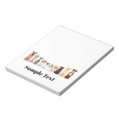 niedliches Design für kleine Hunde Notizblock (Rotiert)