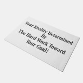 Niedliches Design für Sie! Holzwand Fußmatte (Schrägansicht)