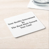 Niedliches Design für Sie! Holzwand Rechteckiger Pappuntersetzer (angewinkelt)