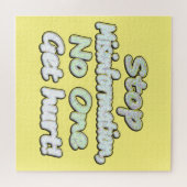 niedliches Design mit "Stopp Misinformation". Jetz Puzzle (Horizontal)