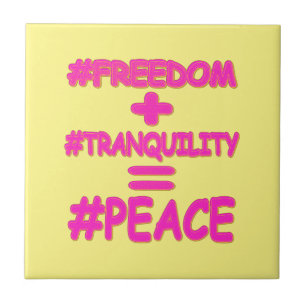 niedliches Design "PEACE EQUATION". Jetzt kaufen Fliese
