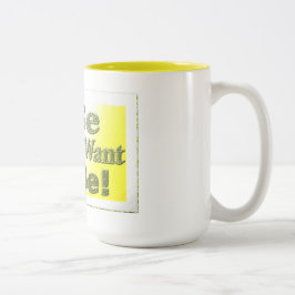 Niedliches Design über "I Be" T - Shirt Throw Pill Zweifarbige Tasse