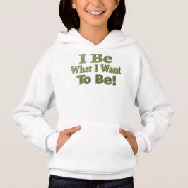 Niedliches Design über "Ich bin" bedeutet für Sie! Hoodie