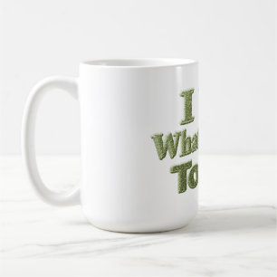 Niedliches Design über "Ich bin" bedeutet für Sie! Kaffeetasse