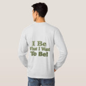 Niedliches Design über "Ich bin" bedeutet für Sie! T-Shirt (Schwarz voll)