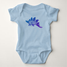 Niedliches Design von Baby Dinosaur in Blau