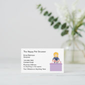 Niedliches Design von Geschäftskarten für Haustier Visitenkarte (Stehend Vorderseite)