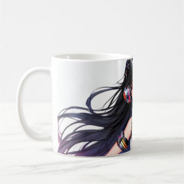 Niedliches Design von Racer Girl Kaffeetasse