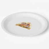 Niedliches Dessert Brot Backbäckerei individuelle Pappteller (Schrägansicht)