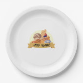 Niedliches Dessert Brot Backbäckerei individuelle Pappteller (Vorderseite)