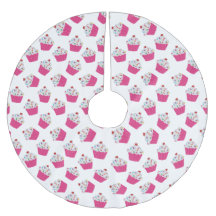 Niedliches Dessert Hellrosa Cupcake Muster