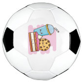 Niedliches Dessert Trio - Kuchen, Cookie und Trink Fußball (Gedreht)