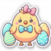 niedliches die Huhn Aufkleber (Vorderseite)