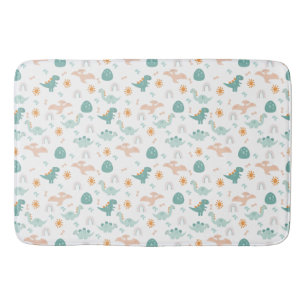 Niedliches Dino Adventure Pattern Kinder Badezimme Badematte