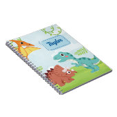 Niedliches Dino Dreams Notebook - Spielfilm für Ki Notizblock (Rechte Seite)