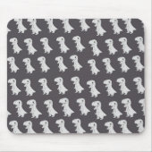 Niedliches Dino-Muster Mousepad (Vorne)