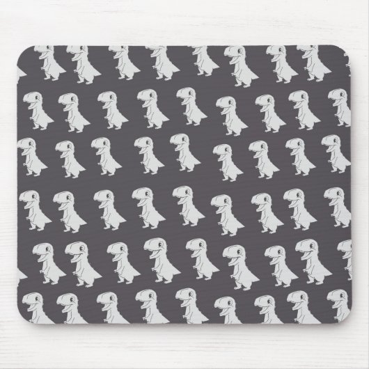 Niedliches Dino-Muster Mousepad (Vorne)