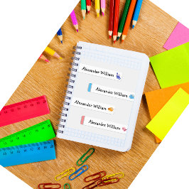 Niedliches Dino & Regenbogen Wasserdicht/Eisen auf Etiketten