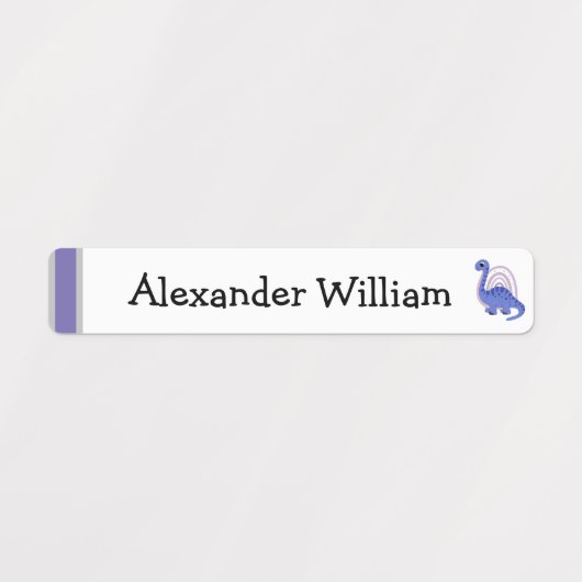 Niedliches Dino & Regenbogen Wasserdicht/Eisen auf Etiketten (Design 1)