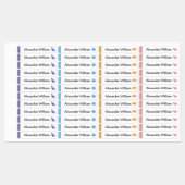 Niedliches Dino & Regenbogen Wasserdicht/Eisen auf Etiketten (Blatt)