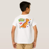 Niedliches Dino T-Shirt (Schwarz voll)