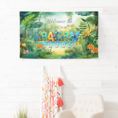 Niedliches Dinosaur Baby Duschbanner Banner (Insitu)