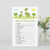 Niedliches Dinosaur Baby Wortspiel (Stehend Vorderseite)