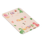 Niedliches Dinosaur World Flexible Foto Magnet (Rechte Seite)