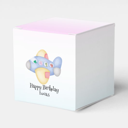 Niedliches Dinosaurier-Flugzeug Student Kindergebu Geschenkschachtel (Vorderseite)