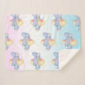 Niedliches Dinosaurier-Flugzeug Student Kindergebu Sherpadecke (Vorderseite (Horizontal))