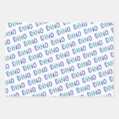 Niedliches Dinosaurier-Geschenk Geschenkpapier Set (Vorderseite 3)