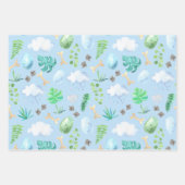 Niedliches Dinosaurier-Geschenk Geschenkpapier Set (Vorderseite 2)