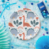 Niedliches Dinosaurier-Kindergeburtstag-Party Pappteller (Party)