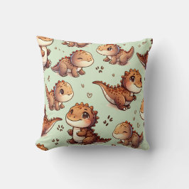 Niedliches Dinosaurier-Kinderzimmer Kissen