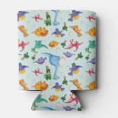 Niedliches Dinosaurier-Muster Dosenkühler (Rückseite)