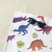 Niedliches Dinosaurier-Muster, Kinderino Strandtuch (Beispiel)