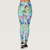 Niedliches Dinosaurier-Muster Leggings (Rückseite)