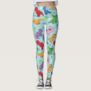 Niedliches Dinosaurier-Muster Leggings
