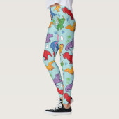Niedliches Dinosaurier-Muster Leggings (Links)