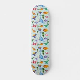Niedliches Dinosaurier-Muster Skateboard