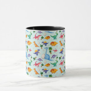 Niedliches Dinosaurier-Muster Tasse