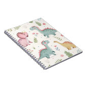 Niedliches Dinosaurier-Notebook für Kinder Notizblock (Rechte Seite)