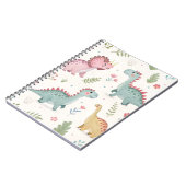 Niedliches Dinosaurier-Notebook für Kinder Notizblock (Linke Seite)