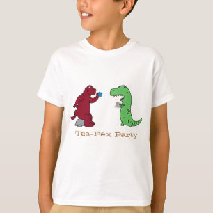 Niedliches Dinosaurier Shirt, Punny Tea-Rex Teelie T-Shirt