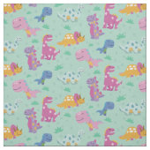 Niedliches Dinosaurier-Wiederholmuster Stoff (Muster)
