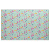 Niedliches Dinosaurier-Wiederholmuster Stoff (Fat Quarter (45,7 x 55,9 cm))