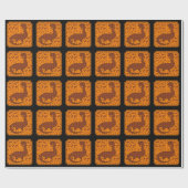 Niedliches Dinosaurierpapier Geschenkpapier (Flach)