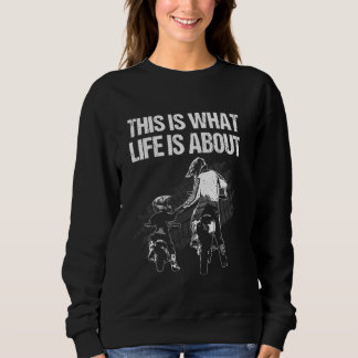Niedliches Dirt Bike für Männer Vater Dirtbike Mot Sweatshirt